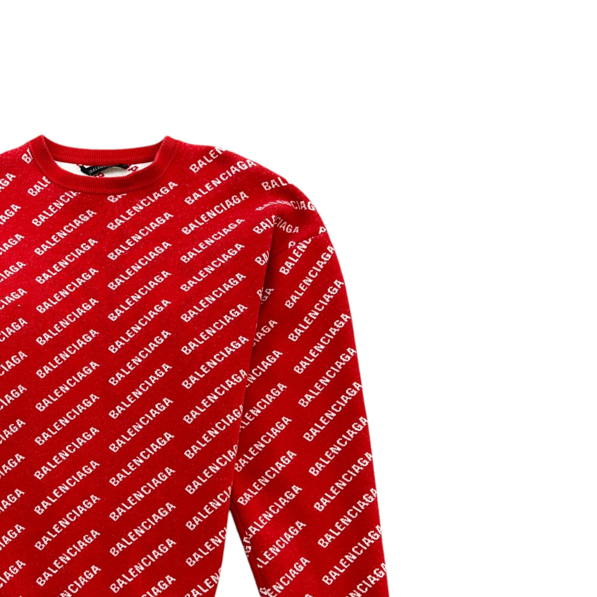 Men's Monogram Sweatshirt Red Size S - Photo 3