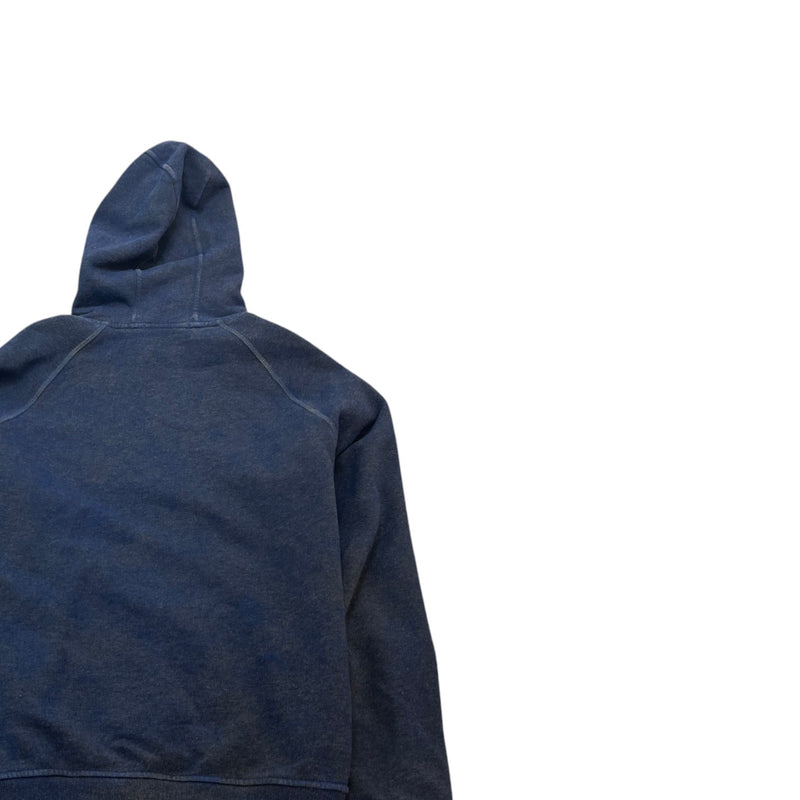 Men's Dust Applique Logo Hoodie Blue Size S