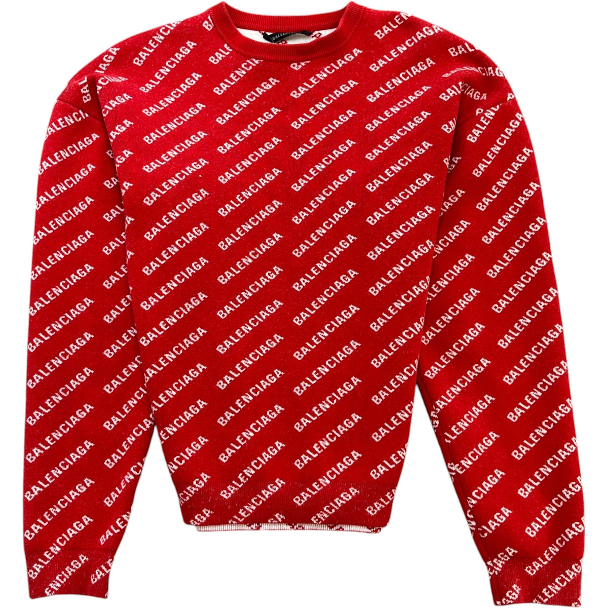 Men's Monogram Sweatshirt Red Size S - Photo 1