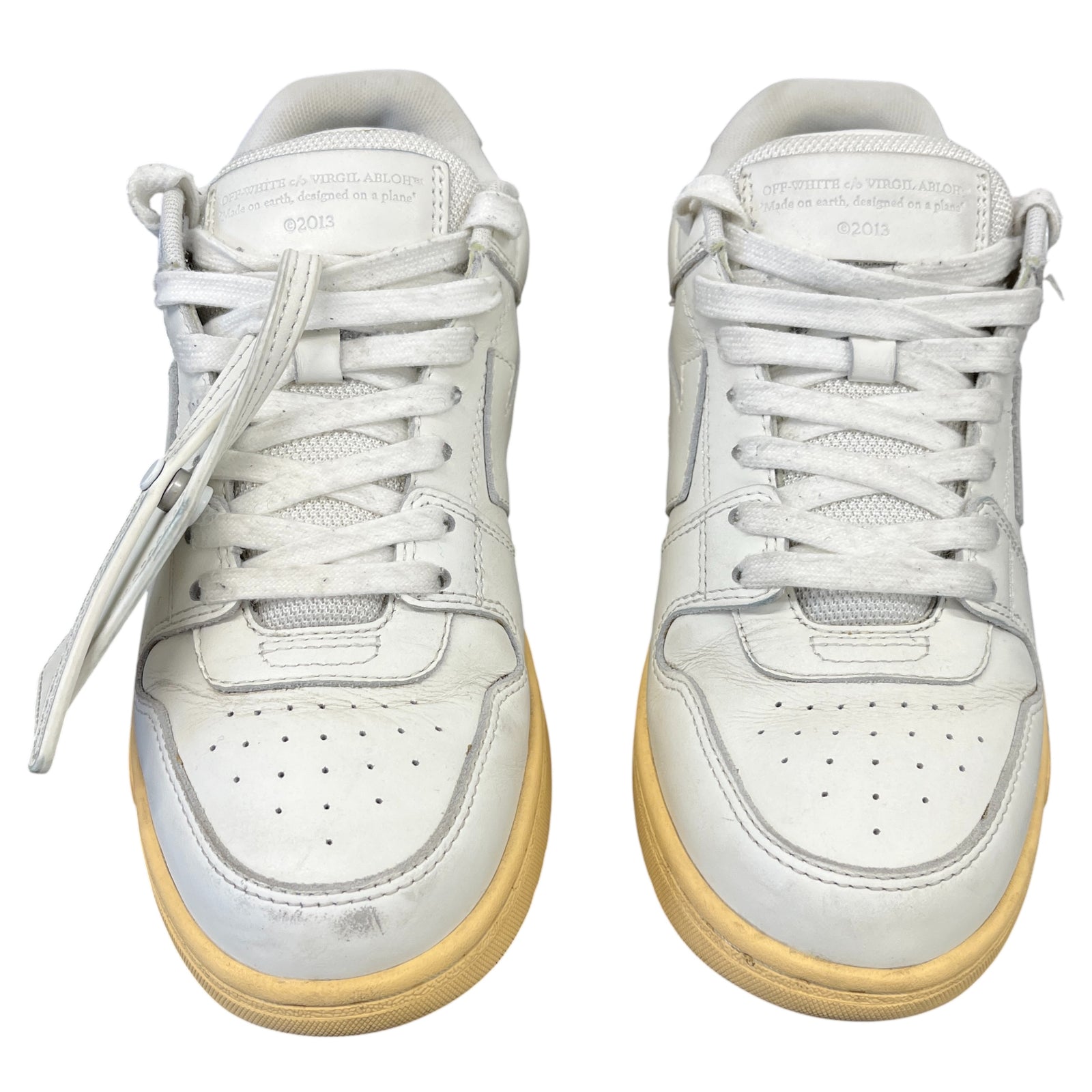 Women's Out Of Office Low Trainers White Size EU 38 / UK 5 - Photo 6