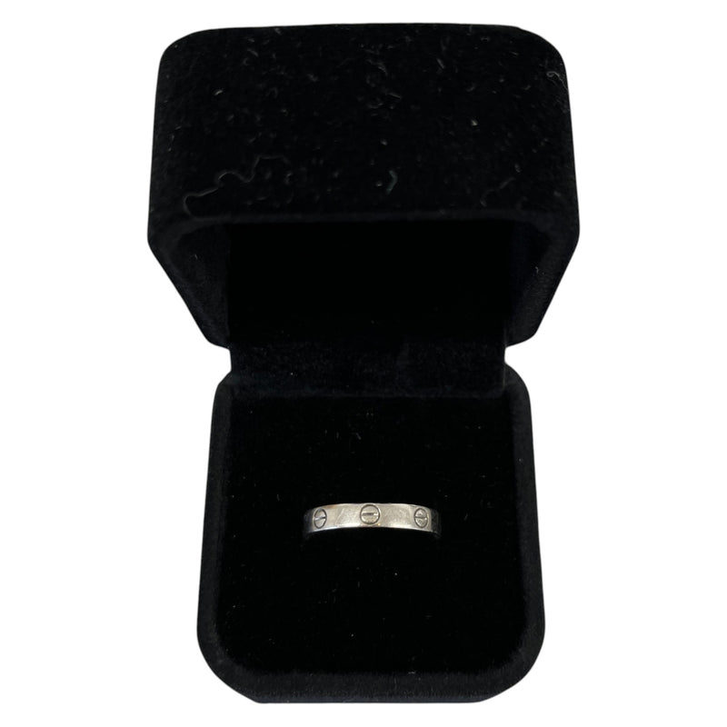 Women's Love Ring Silver Size Q