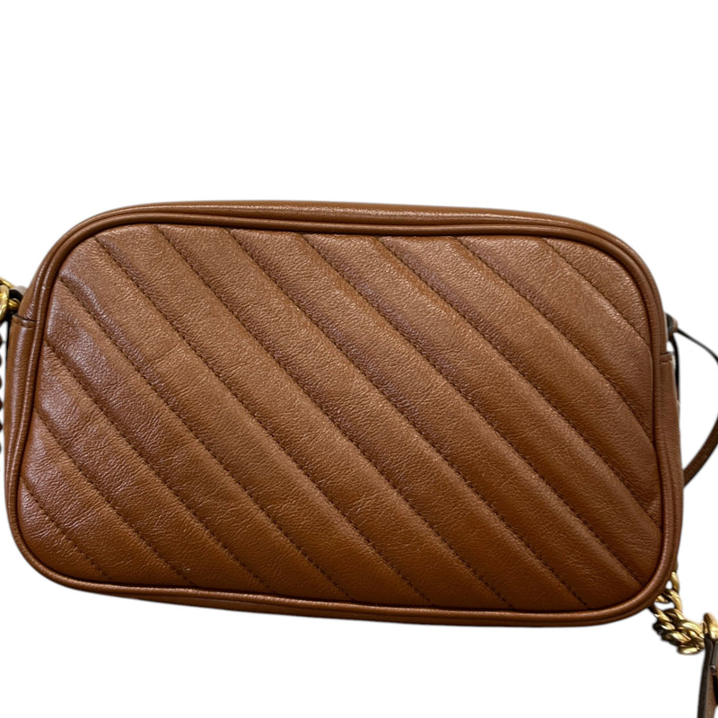 Women's GG Marmont Camera Crossbody Bag Brown