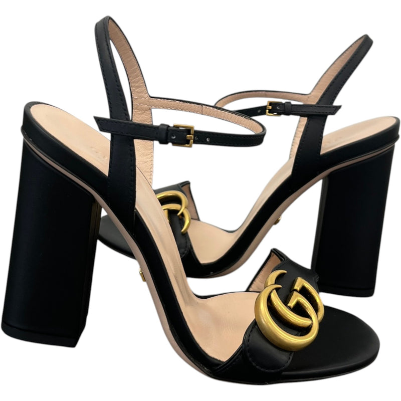 Women's GG Marmont Heels Black Size UK 2 / EU 35