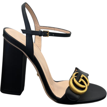 Women's GG Marmont Heels Black Size UK 2 / EU 35
