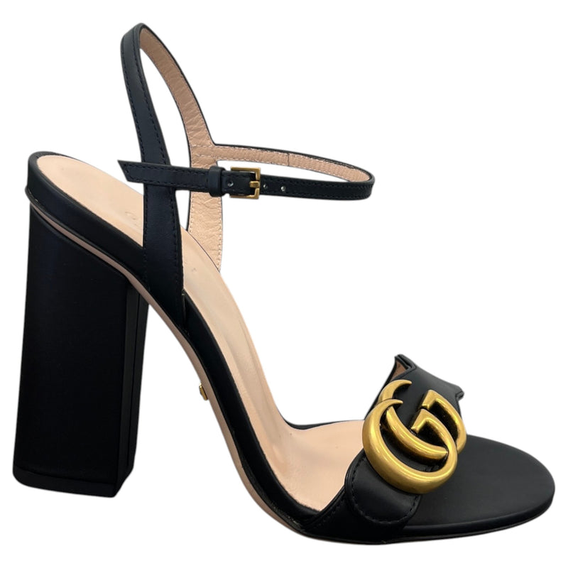 Women's GG Marmont Heels Black Size UK 2.5 / EU 35.5