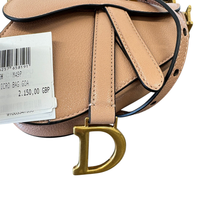 Women's Micro Saddle Bag Nude
