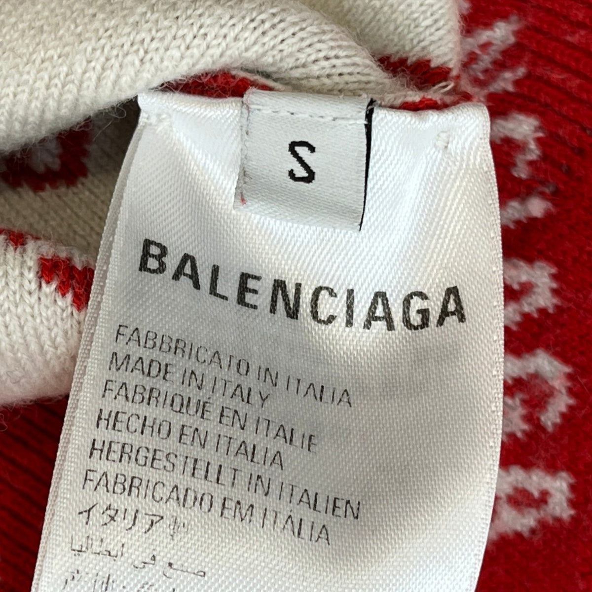 Men's Monogram Sweatshirt Red Size S - Photo 5