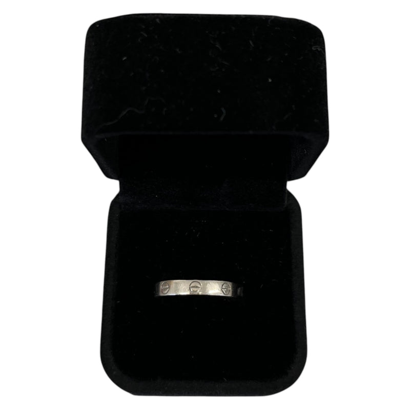 Women's Love Ring Silver Size Q