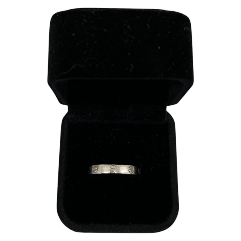 Women's Love Ring Silver Size Q