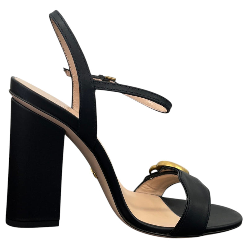 Women's GG Marmont Heels Black Size UK 2.5 / EU 35.5