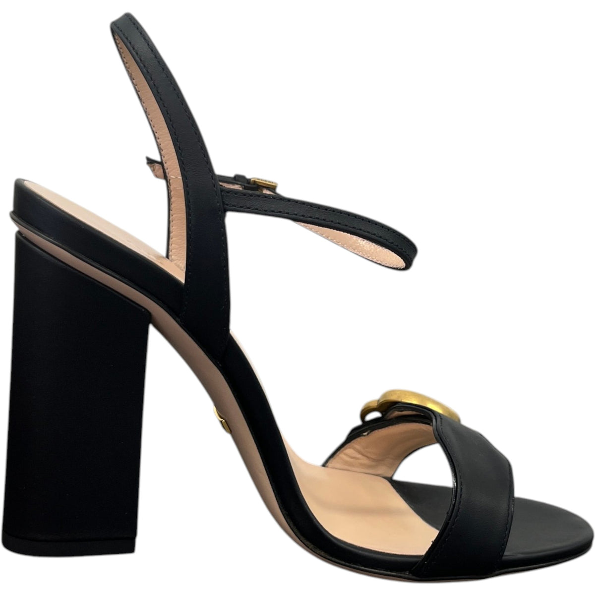 Women's GG Marmont Heels Black Size UK 2 / EU 35 - Photo 5