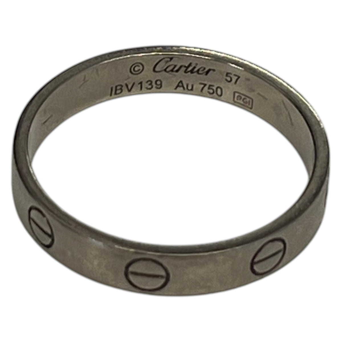 Women's Love Ring Silver Size Q - Photo 5