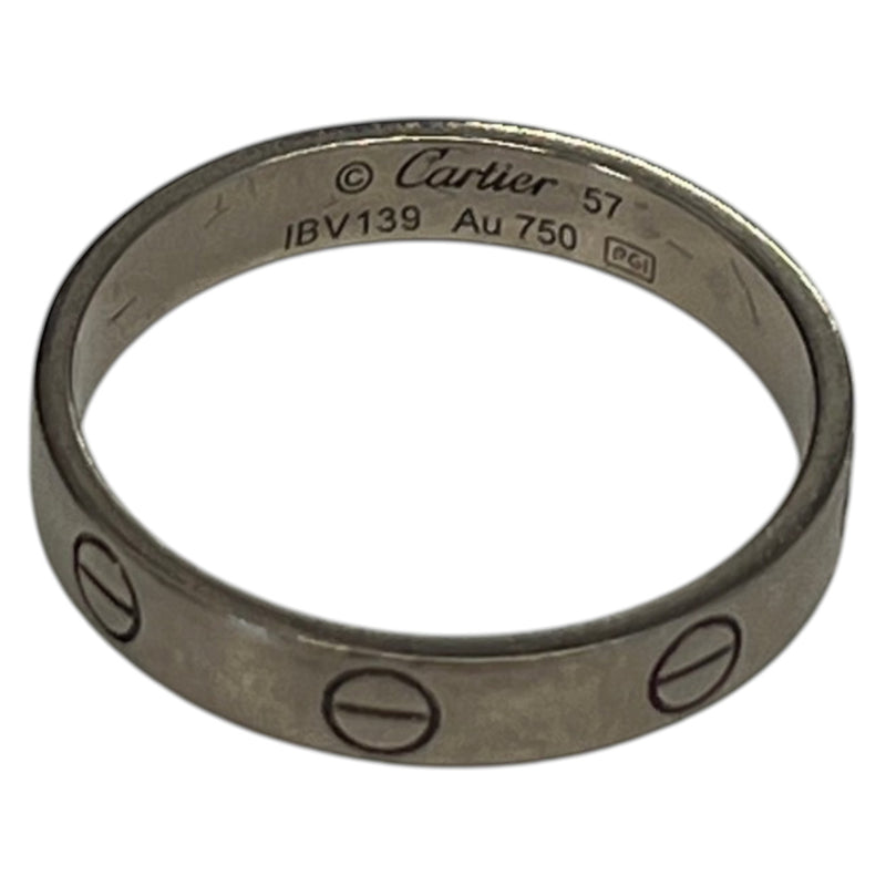 Women's Love Ring Silver Size Q