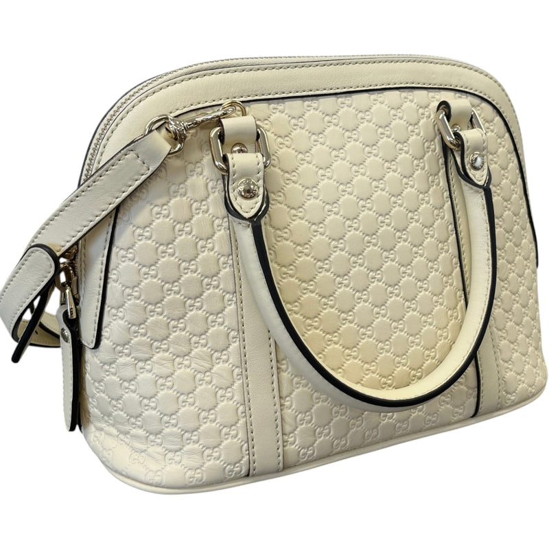 Women's Mini Microguccissima Bag Cream