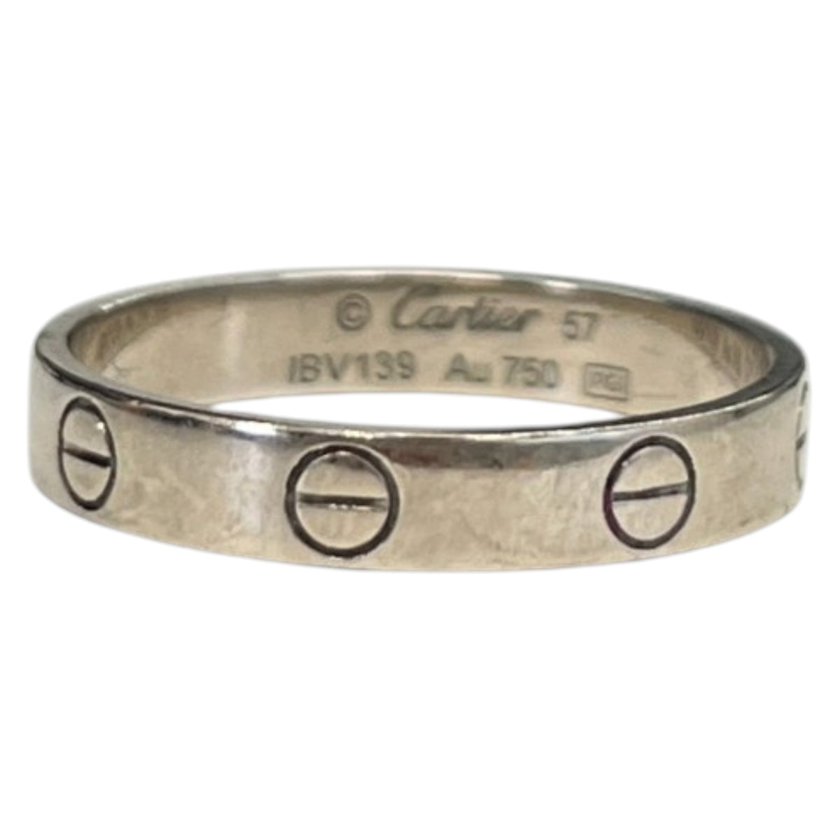 Women's Love Ring Silver Size Q - Photo 1