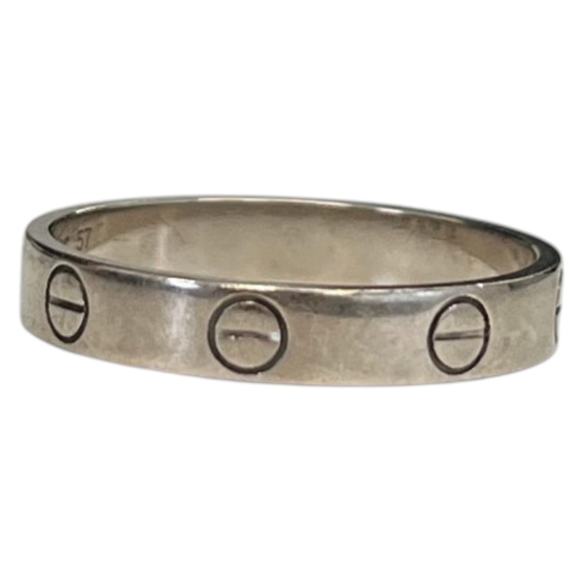 Women's Love Ring Silver Size Q - Photo 3