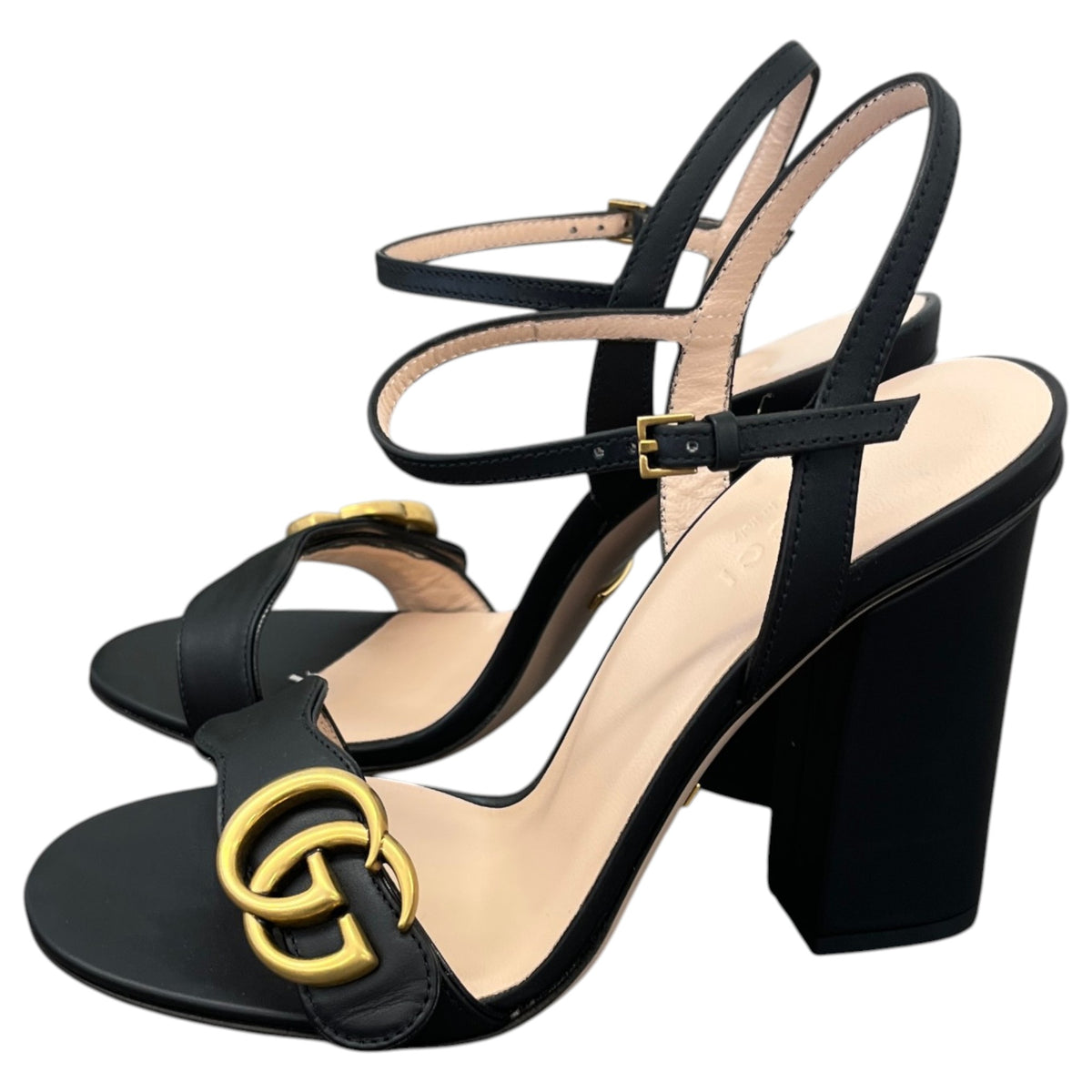 Women's GG Marmont Heels Black Size UK 2.5 / EU 35.5 - Photo 9