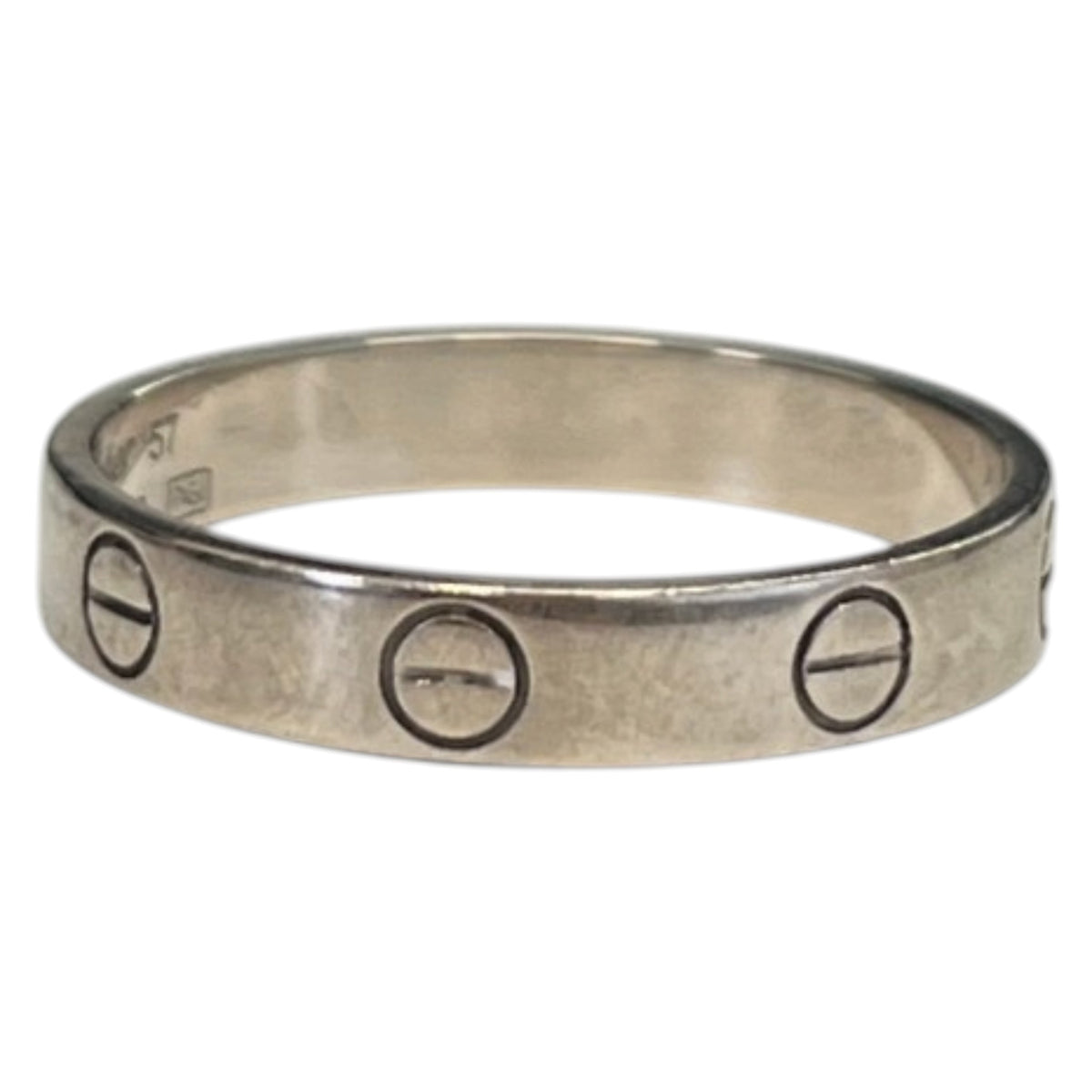 Women's Love Ring Silver Size Q - Photo 2
