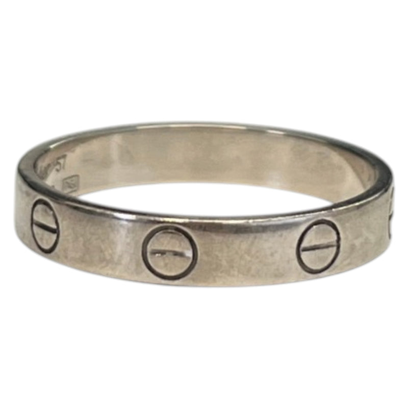 Women's Love Ring Silver Size Q
