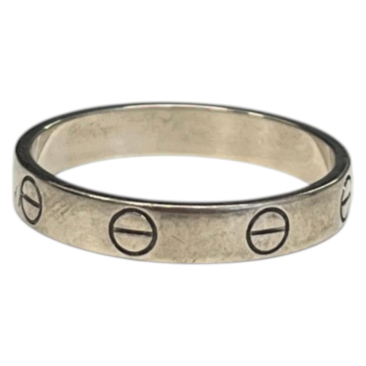 Women's Love Ring Silver Size Q - Photo 4
