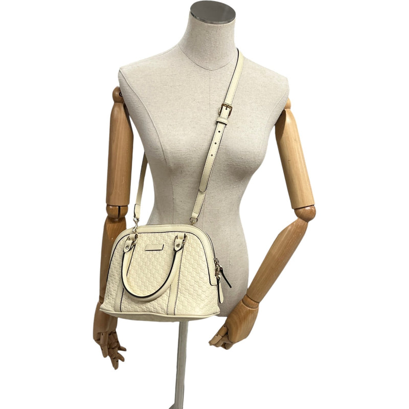 Women's Mini Microguccissima Bag Cream