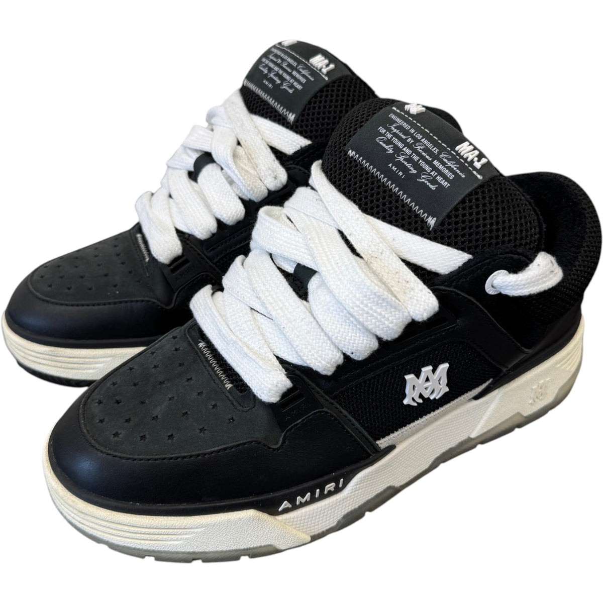 Men's MA-1 Low Trainers Black Size UK 10 / EU 44 - Photo 7