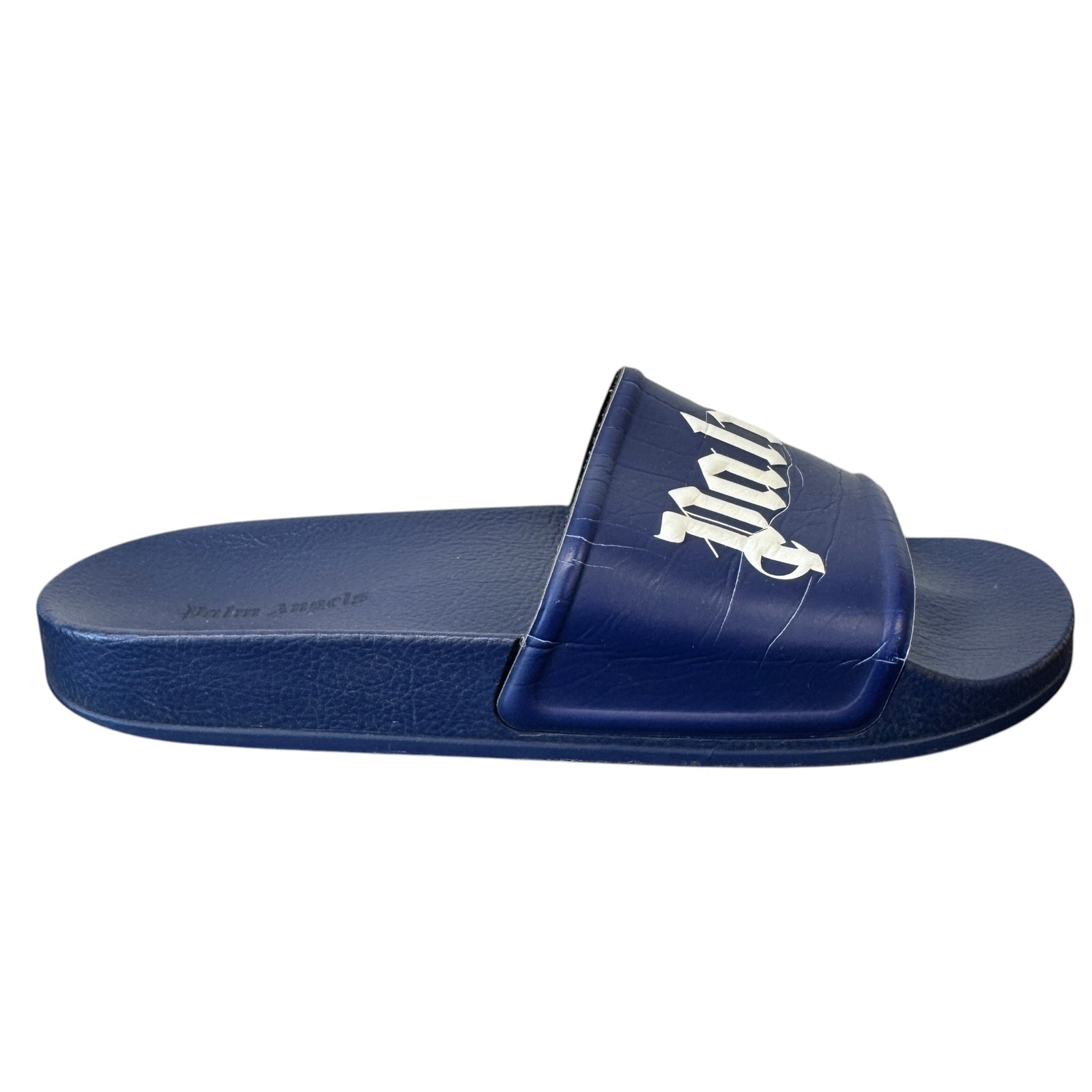 Men's Logo Pool Slides Navy Size EU 42 / UK 8 - Photo 1