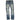 Men's Varsity Staggered Logo Jeans Blue Size Waist 36"