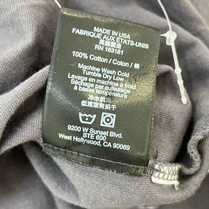 Men's Dakar 91 Logo Long Sleeve T-Shirt Grey Size S