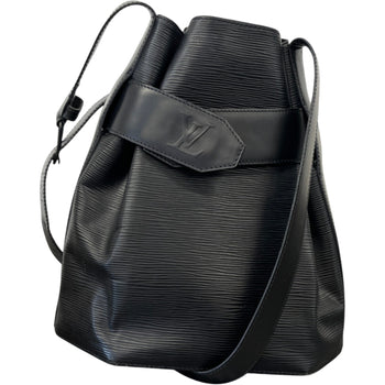 Women's Epi Sac D'Epaule Bucket Bag Black