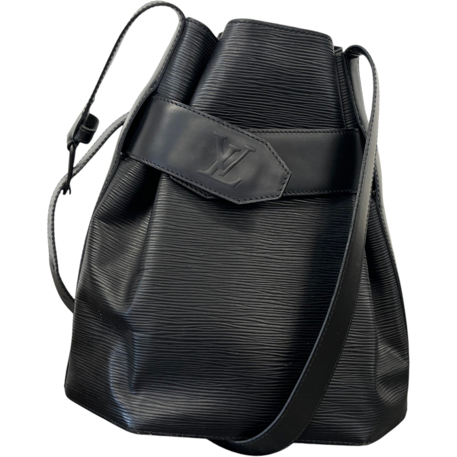 Women's Epi Sac D'Epaule Bucket Bag Black - Photo 1