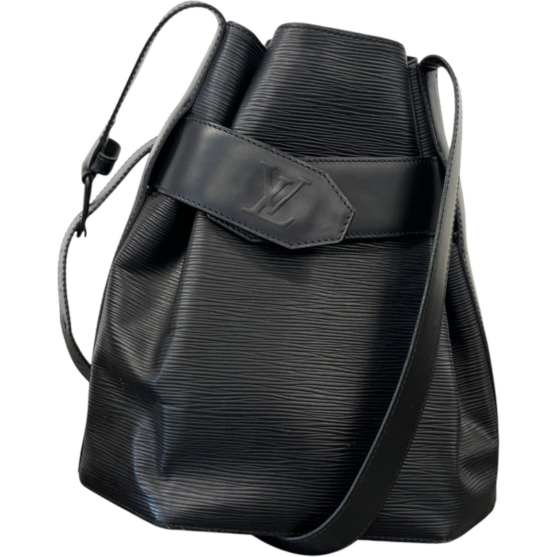 Women's Epi Sac D'Epaule Bucket Bag Black