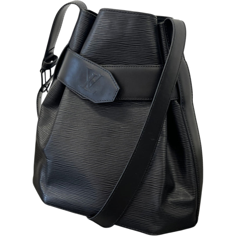 Women's Epi Sac D'Epaule Bucket Bag Black