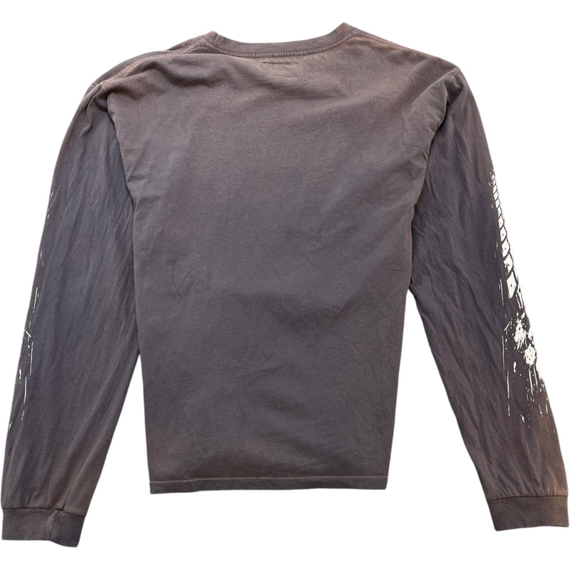 Men's Dakar 91 Logo Long Sleeve T-Shirt Grey Size S