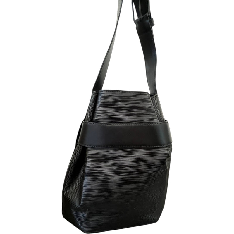 Women's Epi Sac D'Epaule Bucket Bag Black