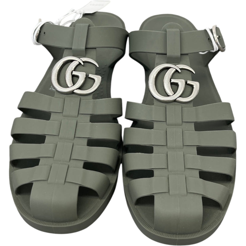 Men's GG Marmont Sandals Khaki Size UK 10 / EU 44