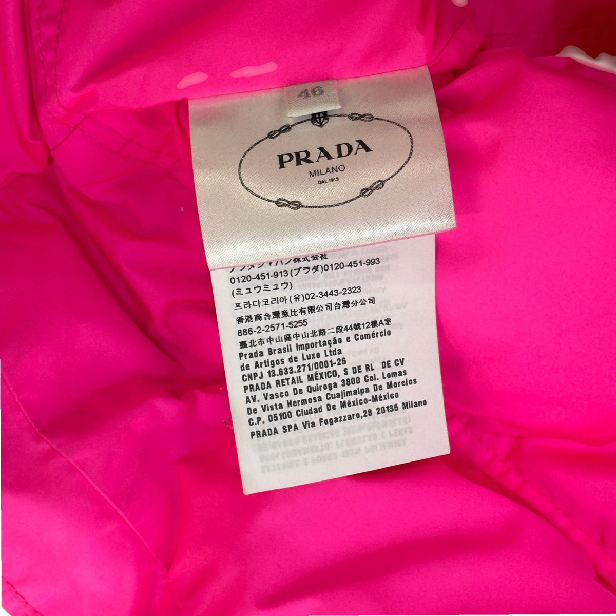 Women's Plaque Logo Down Jacket Pink Size XL / UK 14 - Photo 5