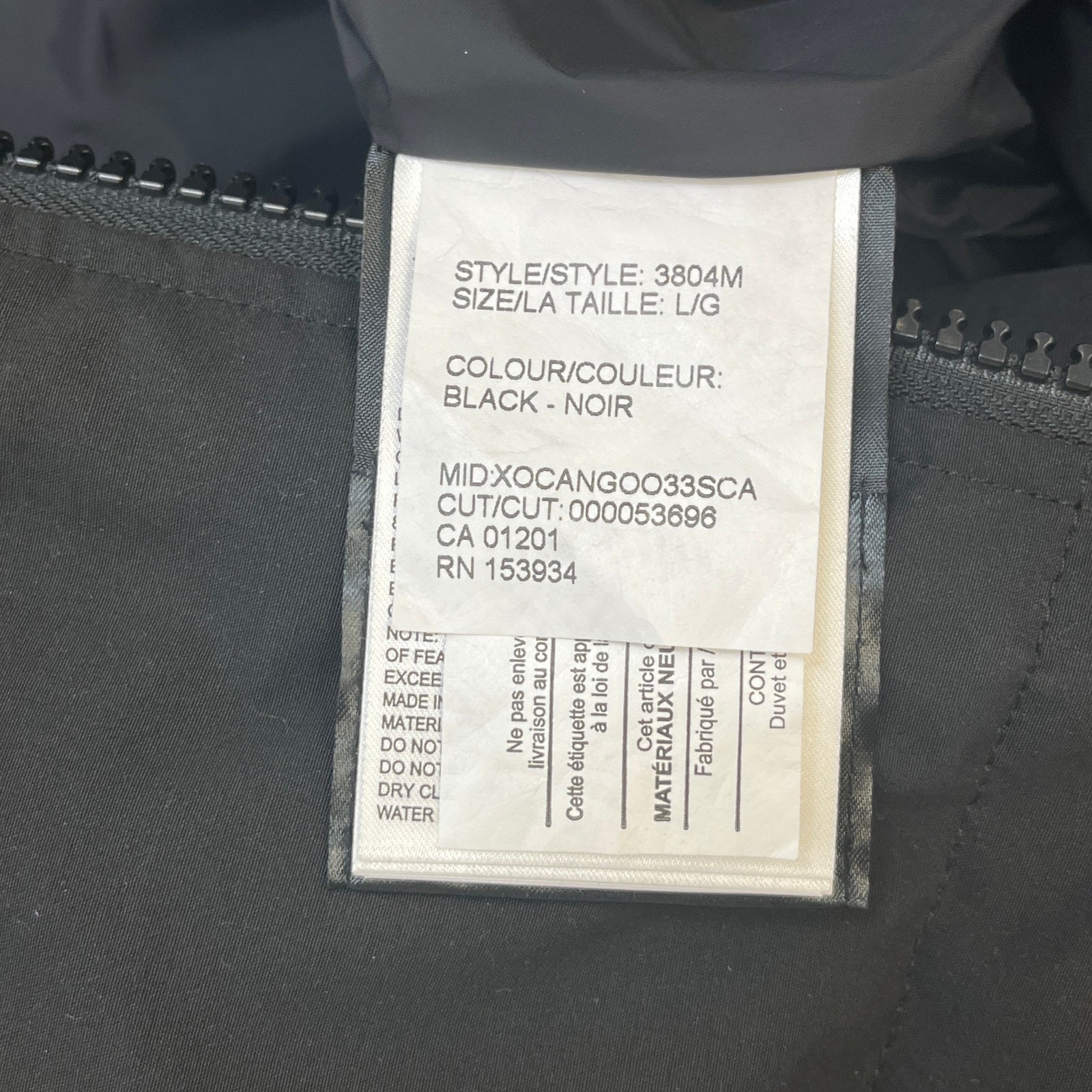 Canada Goose Men's MacMillan Down Jacket Black Size L - Photo 7
