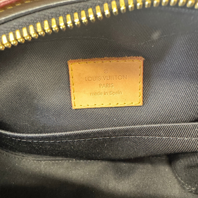 Women's Monogram Vernis Santa Monica Handbag Black