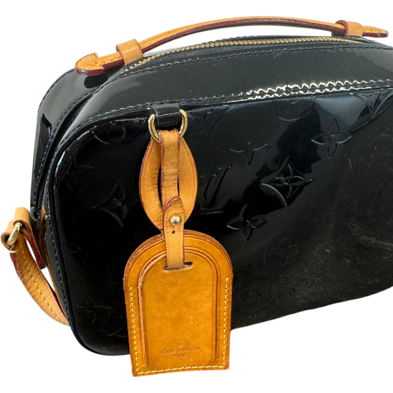 Women's Monogram Vernis Santa Monica Handbag Black