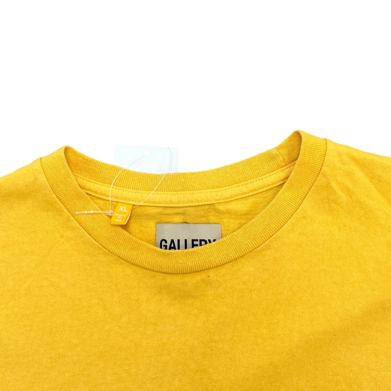 Men's Upside Down Logo T-Shirt Orange Size XL