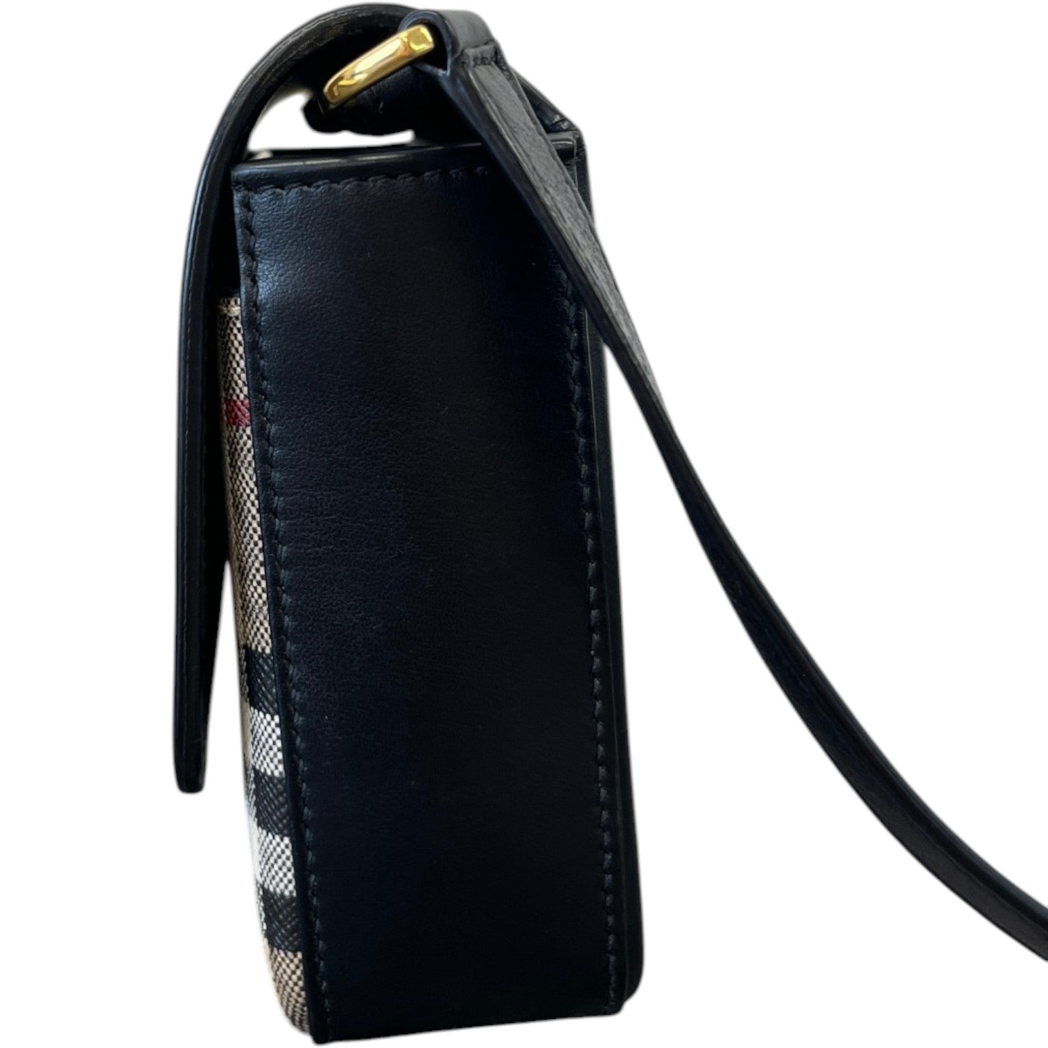 Women's Check Hampshire Crossbody Bag Black - Photo 7