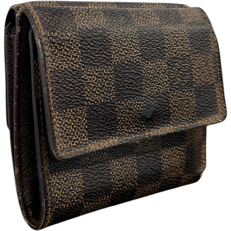 Men's Damier Ebene Portefeuille Elise Purse Brown