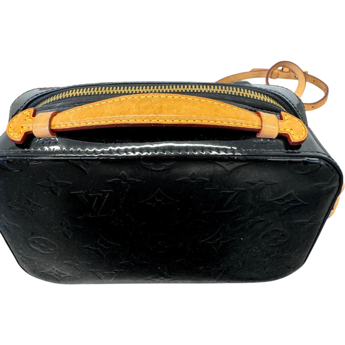 Women's Monogram Vernis Santa Monica Handbag Black - Photo 8