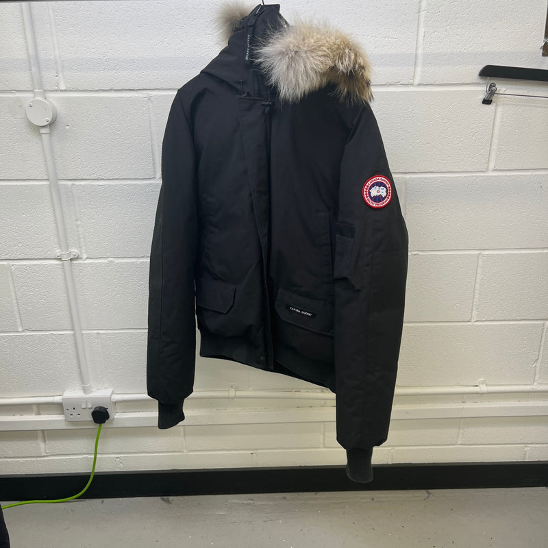 Canada Goose Men's Chilliwack Bomber Down Jacket Black Size XL