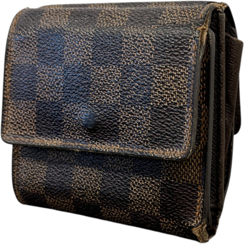 Men's Damier Ebene Portefeuille Elise Purse Brown
