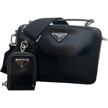Women's Brique Handbag Black