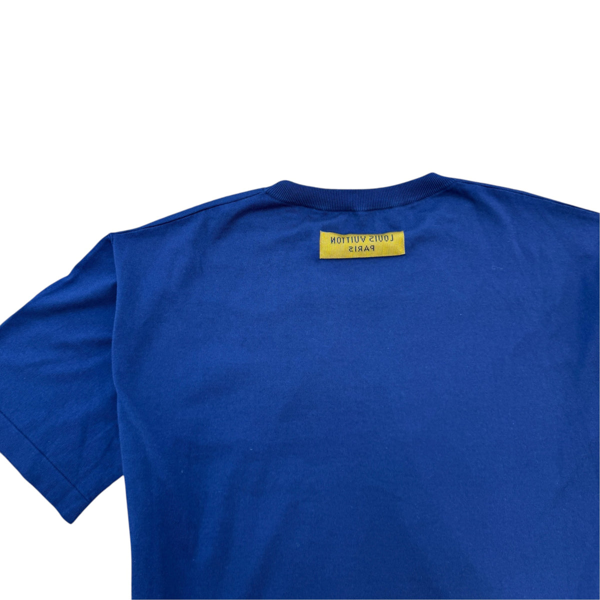 Men's Logo Print T-Shirt Navy Size XL - Photo 5