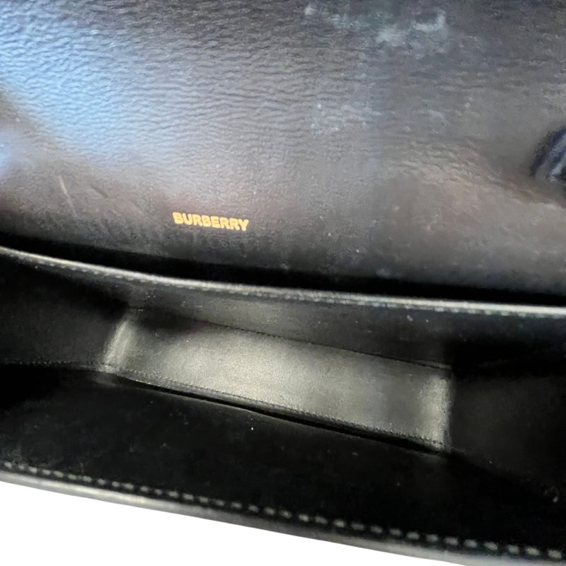 Women's Check Hampshire Crossbody Bag Black