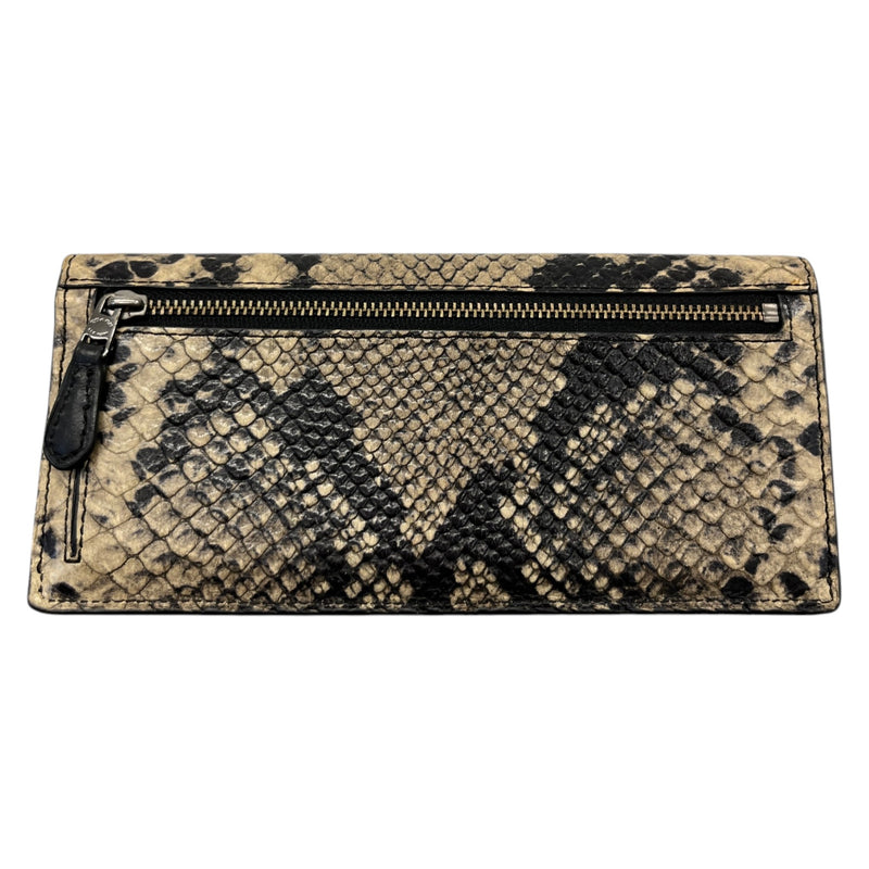 Women's Snakeskin Purse Beige